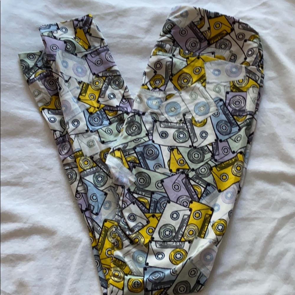 Pastel Cassette LuLaroe leggings!